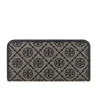 在飛比找momo購物網優惠-【TORY BURCH】T Monogram 緹花薄款釦式對