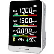 CO2 Detector, Temperature Humidity Detection Tool, Smart Office, Indoor, Outdoor, High Precision, Fast Detection, Versatile Detection Tool