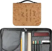 PU Leather Book Cover | Portable Book Cover Tote Bag,Manual Protective Cover PU Leather Book Bag Bible Protective Cover, Tote