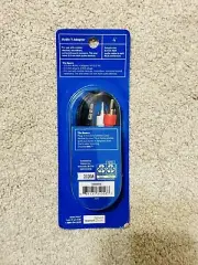 onn. 4' AUX to RCA Y-Adapter Audio Cable