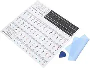ERINGOGO Piano Key Stickers for Keys Removable Keyboard Note Labels Easy to Apply No Residue Left for Beginners Learning Piano Music Guide Stickers
