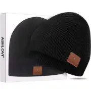 hat with Bluetooth 5.0, wireless, knitted, winter cap with built-in detachable