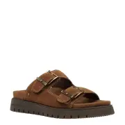MILESTONE MAPLE SUEDE SANDALS
