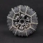 Xtra Speed 1.9" 114mm Crawler Tire Steel Snow Chain Set - 2pcs XS-59626