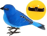 SUPVOX Electric Singing Bird Interactive Bird Figurine with Realistic Chirping Sounds for Adults User Friendly Entertainment for All Ages for Home Decor and Playtime