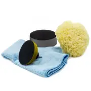 7232 | Multi-Purpose Buffing Kit | Contains 100% Wool Buffing Pad, Soft Foam Buf