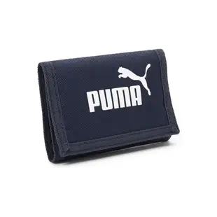 Puma 包包 Wallet 男女款 深藍 皮夾 錢包 尼龍短夾 三折式短夾 運動短夾【ACS】 07995102