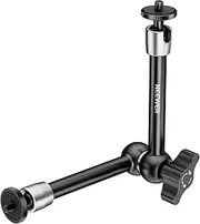 NEEWER 9.8"/25cm Adjustable Friction Magic Arm with 1/4" Screw on Both Ends, Compatible with SmallRig Cage, Flash/LED Light/Microphone/Monitor/SuperClip, Max Load 4.4lb/2kg, ST08