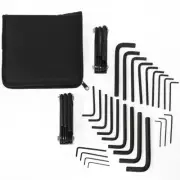 45 Pieces Combo Hex Key Allen Wrench Set SAE MM LONG SHORT Folding ARM Set