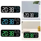 Digital Alarm Clock Snooze Function Calendar Clock Voice Control Function Desk