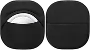 Lacdo Airtag Holder AirTag Case, 2 Pack Adhesive Mount Sticker for Apple Air Tag Hidden Case Cover Anti-Scratch Secure Stick-On Holder, for TV Remote Luggage Purses Laptop Backpack Bike Car, Black