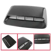 Carbon Car Decorative Air Flow Intake Scoop Bonnet Vent Cover Hood With Tape