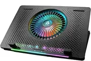 KLIM Orb + Laptop RGB Cooler - 11 to 15.6 Inch + Laptop Gaming Cooling + USB Fan with Metal Grille + Stable + Mac and PS4 Compatible