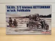 1/35 German Sd.kfz.2 Kettenkrad w/Field Cable Half Track Motorcycle Model # L