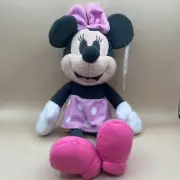 Disney Baby - Minnie Mouse Pink Pastel Plush Super Soft 13" BRAND NEW WITH TAGS