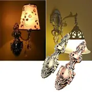 Vintage Phoenix Style Sconce Wall Lamp Light Base Part Mount Holder Fixture Replacement 28x12cm 28 RED