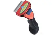 Furminator DeShedding Tool for Small Long Hair Dog (Metallic Red)