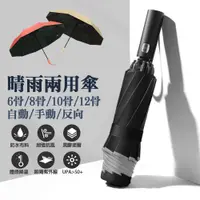 在飛比找蝦皮商城優惠-十骨自動傘 迷你傘 口袋傘 自動摺疊傘 雨傘 黑膠 不透光 