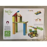 在飛比找蝦皮購物優惠-美國Tegu磁性積木42件組-調色款