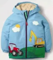 NEW With Tag! Mini Boden Kid Shaggy Jacket Coat