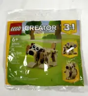 NEW RETIRED UNOPENED SEALED LEGO CREATOR 3 IN 1 #30666 75 PCS DOG