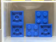 LEGO Parts - Blue Plate 2 x 2 - No 3022 - QTY 5