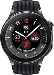 [OnePlus] Watch 2 Black Steel, 32GB, 100-Hour Battery, Health & Fitness Tracking, Sapphire Crystal Design, Dual-Engine, Wear OS by Google