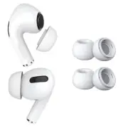 2 Pairs Replacement Earbud Tips for AirPods Pro - Silicone Ear Tips XS - White