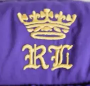 NEW Ralph Lauren Polo Girls REVERSIBLE Down Vest Puffer Full Zip Purple White 2