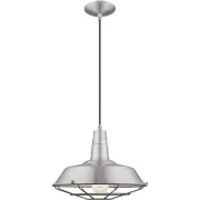 Livex Lighting 41184-66 Allison Mini Pendant Brushed Aluminum