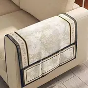 Sofa Armrest Organizer Pockets,Hanging Storage Bag,Hanging Bedside Storage Caddy Bag for Bunk Beds,Bed Rails,Sofa Remote Control Holder,for Tablet Phone Remote Keys Magazine. (Color : Color 1, Size