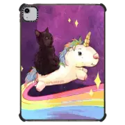 iPad Air (4th/5th gen) iPad Impact Case Rainbow Unicorns in Space
