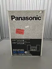 Panasonic SC-T095 Audio Stereo System AM/FM Cassette Record Player Speakers NEW