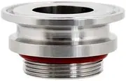 Home Brewing Mini Beer Keg to 1.5Inch Tri Clamp Convert Adapter Stainless Steel 304 50.5mm OD 1 5/16-16UN Silicone O-Ring Beer Production Accessory