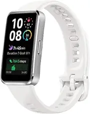 [HUAWEI] Band 10, Smart Band, Fitness Tracker, 14-Day Battery Life, 1.47" AMOLED Display, Emotional Wellbeing Assistant, Sleep Analysis, Water resistence, Compatible iOS&Android, Aluminium Alloy, White