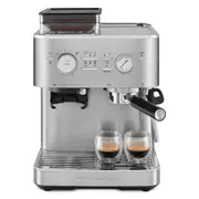 KitchenAid KES6551 Semi Automatic Espresso Machine with Burr Grinder (Steel)