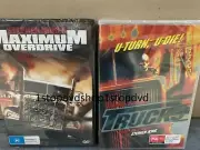 Stephen King's Maximum Overdrive/Trucks 2 DVD Set Brand New Australia