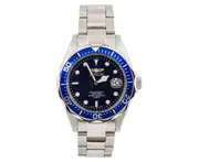 Invicta Pro Diver 200m Quartz Blue Dial 9204 Men's Stainless Steel Bracelet Watch