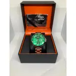 【鑫燚國際精品】瑞士品牌 KINYUED國王 錶背鏤空設計綠水鬼時尚機械男錶