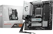 MSI B650M Gaming Plus WiFi Motherboard, mATX - Supports Ryzen 9000, 8000 & 7000 Processors, AM5 - DDR5 Memory Boost 7800+ MHz/OC, PCIe 4.0 x16, M.2 Gen4, Wi-Fi 6E