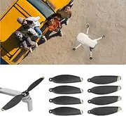 Mini 2 Se, Safe, Environmentally Friendly Mini Se, Stable and Durable, Dismountable Drone Propeller for Mini 2Orange Edge (Silver Edge)