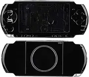 Kafuty PSP 3000 Housing Shell, PSP Ersatzteile mit Schraubendreher, Portable Anti Scratch Ersatz Housing Shell, Full Housing Console Spiel Shell, für PSP3000.(Schwarz)