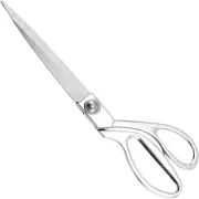 10.5'' Silver Fabric Scissors Stainless Steel Tailor Scissors Clothing Scissors