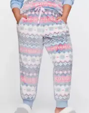 NWT PLUS SIZE 3+ / 24 - 26 LADIES PETER ALEXANDER FAIR ISLE PYJAMA PANTS