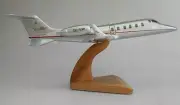 Bombardier Learjet 40XR VistaJet Aircraft Desktop Wood Model Free Shipping Small
