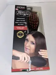 Esplee Hot N Straight Styling Brush Ceramic Ionic Technology - Black