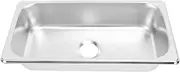 RV Kitchen Sink Boat Sink Resistant Scratch Proof Versatile for Caravan (Stainless Steel Color (GR‑1365))