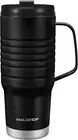 24 Oz Travel Mug with Handle, Stainless Steel Vacuum Insulated, Double Wall with