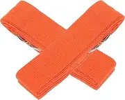 Totority 2Pcs Yoga Strap for Daily Use Inelastic Resistance Bands for Stretching and Exercise Supplies