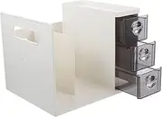 HOODANCOS Magazine Desktop Organizer Space Saving Document Storage Rack with Drawer File Cabinet Organizer for Office and Home Easy Assembly Bookshelf for Efficient Workspace